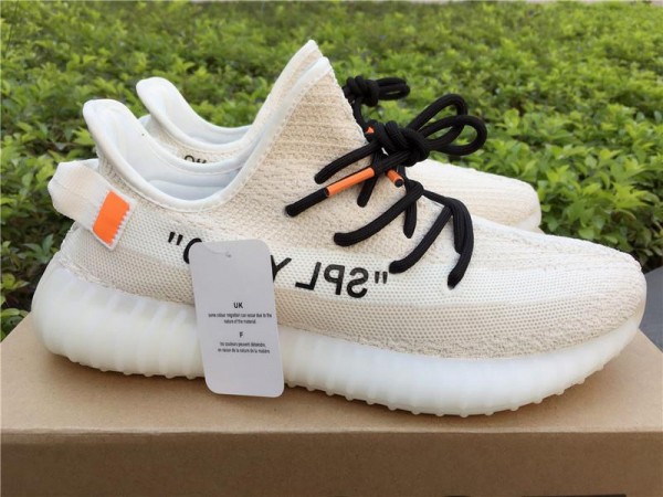 OFF-WHITE x Adidas Yeezy 350 V2 Boost White (OW-0042)