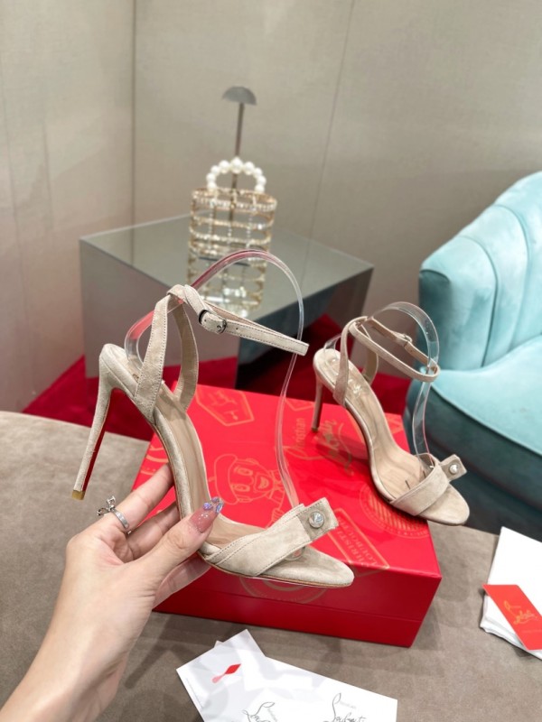 Christian Louboutin Double nail sandals series Black Sheep Kyo