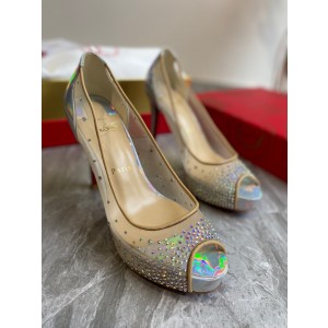 Christian Louboutin Rhinestone Inner Water Table Series Explosive Symphony Surrounded