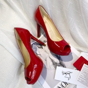 Christian Louboutin New Style Inner Water Table-Single Shoes Red