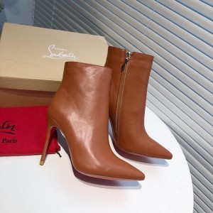 Christian Louboutin winter fashion boots brown