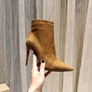 Christian Louboutin Winter Fashion Boots Caramel color