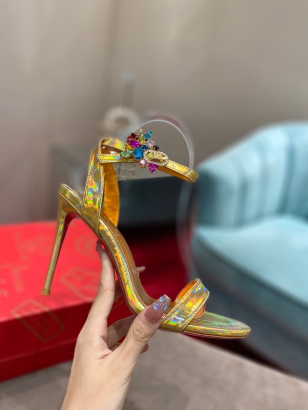 Christian Louboutin Goldie Joli gold